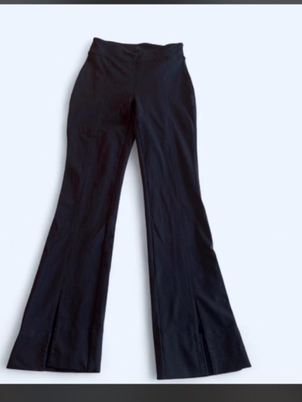 Ali Yoga Black Flared High-Waist Pants xs/s